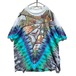 [LIQUID BLUE --Made In USA] Vintage Tie-dye Art Print T-shirt [1990s-] Vintage Art T-Shirt