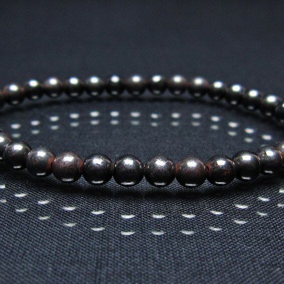 スギライト ブレスレット 5mm ブラックスギライト ブレス 一点物 メール便可 [M便 1/10] 111-45477