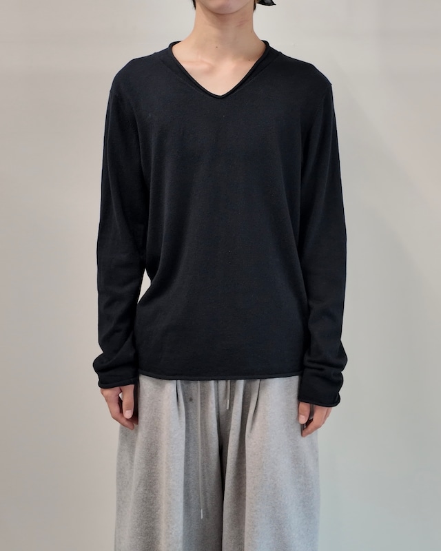 【EMPORIO ARMANI】v-neck basic knit