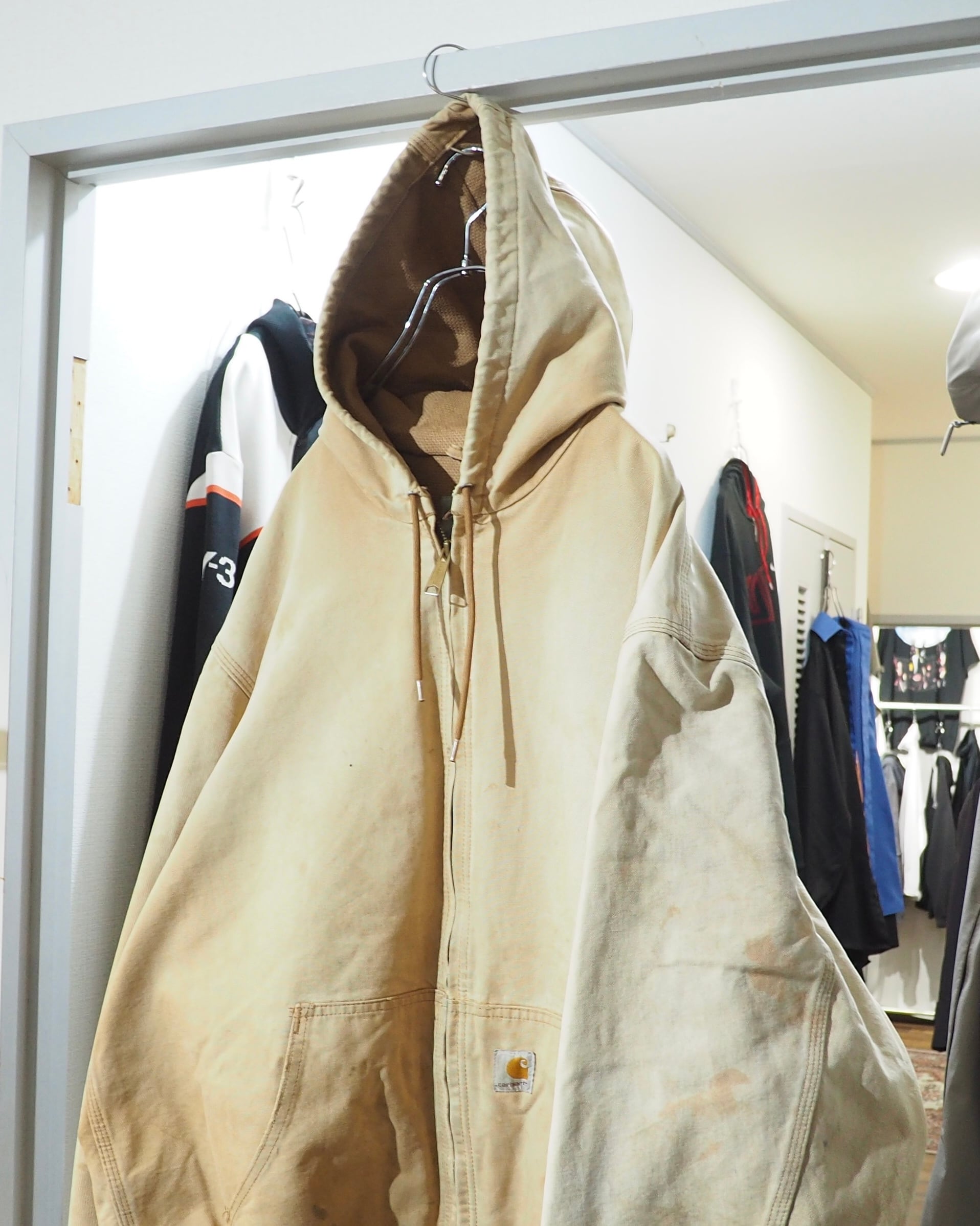 " Carhartt - 襤褸 " Beautiful Fade × Special Aging vintage Active jacket