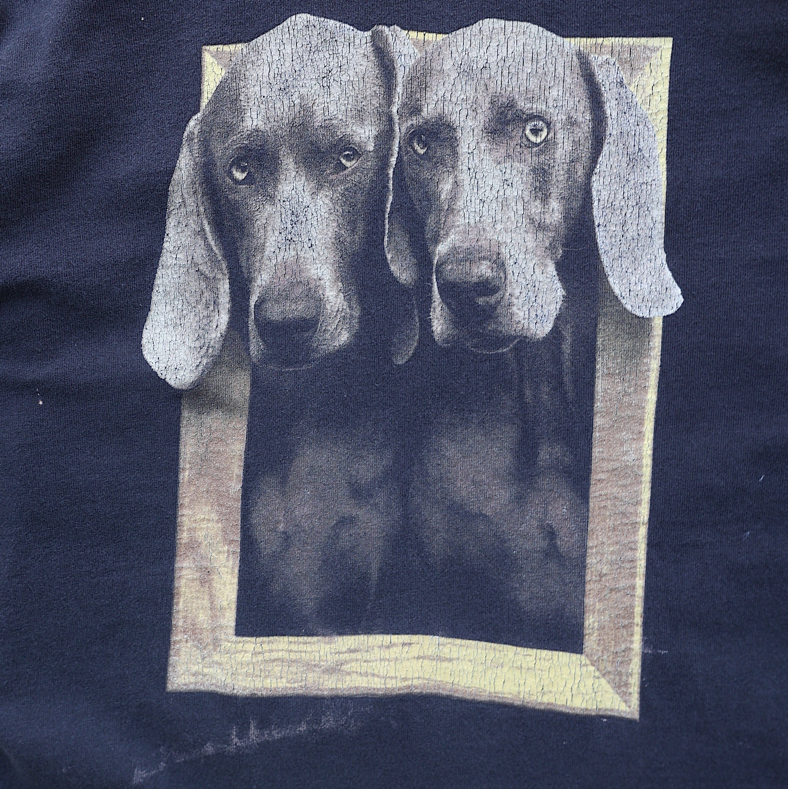 1995 WILLIAM WEGMAN ART TSHIRT | CLIMB SENDAI