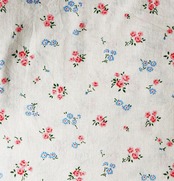 ヴィンテージ　フレンチファブリック"ピンクに小花柄 "[sa662-2]