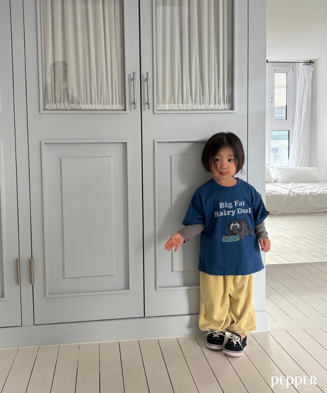 《送料無料》予約:ぽっちゃり猫T 半袖【pepper】