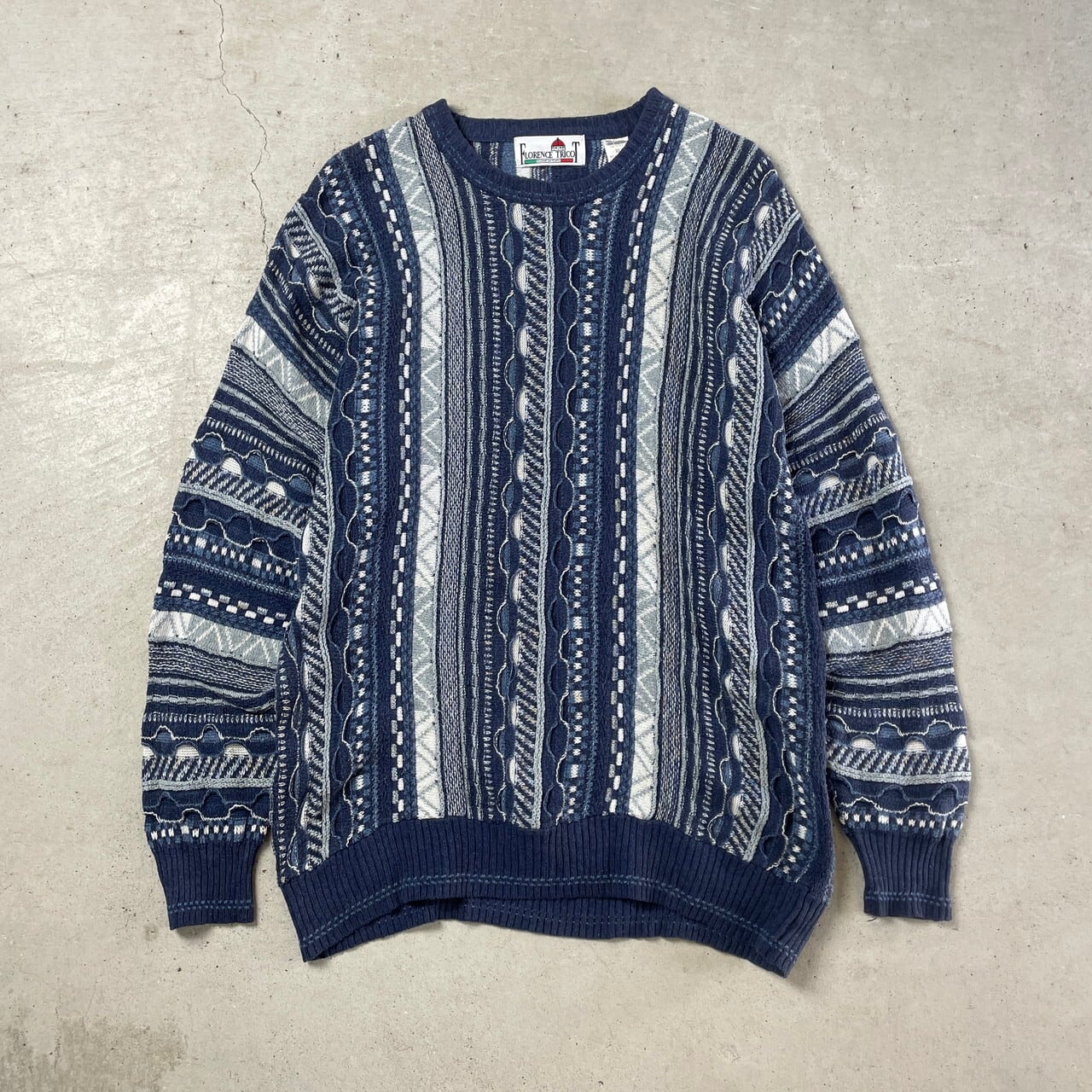 3Dニット FLORENCE TRICOT COOGI風 総柄-