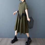 イレギュラーフリル ワンピース 30074