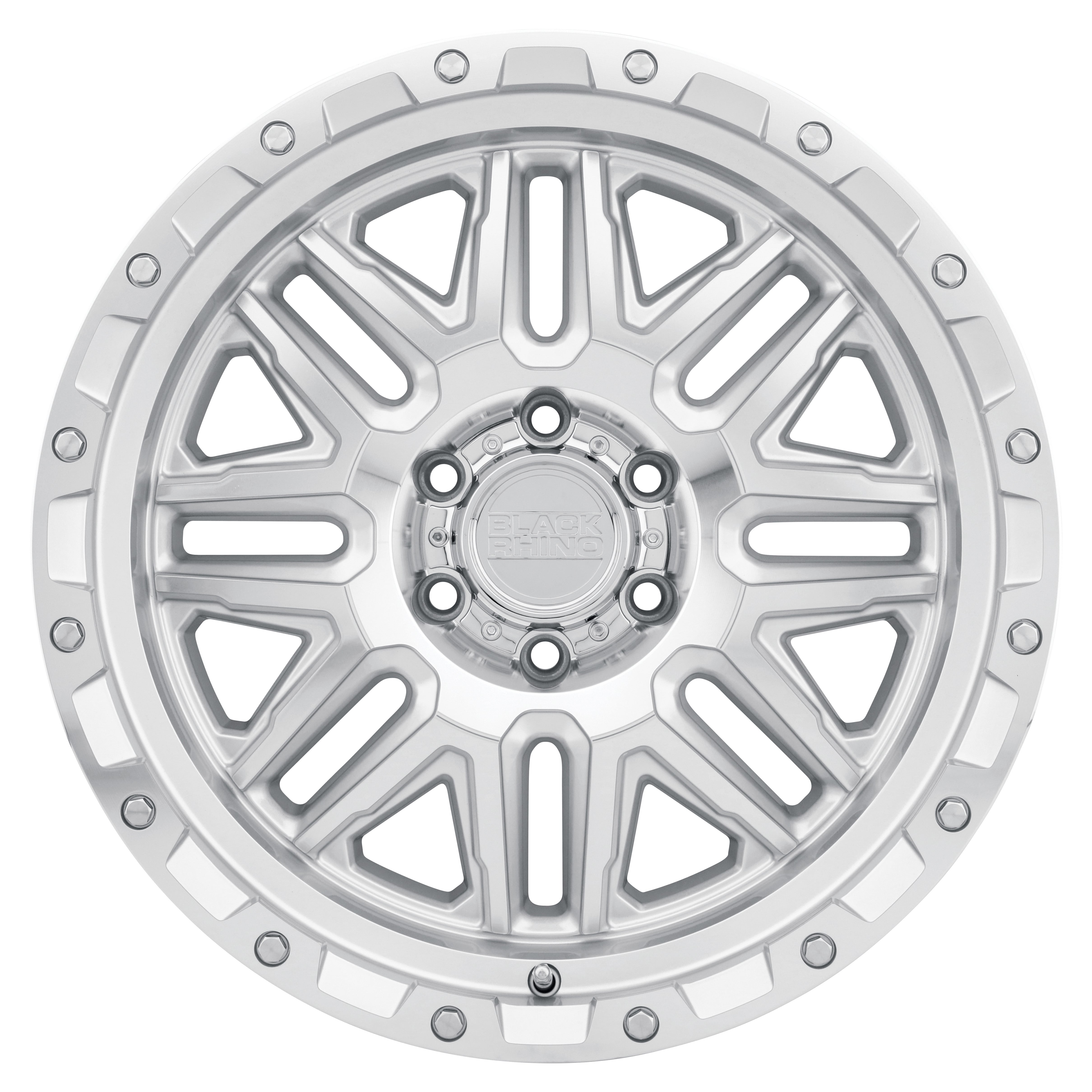 BLACK RHINO ALAMO ( アラモ ) グロスシルバー/マシンドフェイス 17