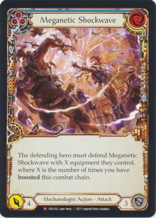 CRU103【EN】【Mechanologist】Meganetic Shockwave 画像
