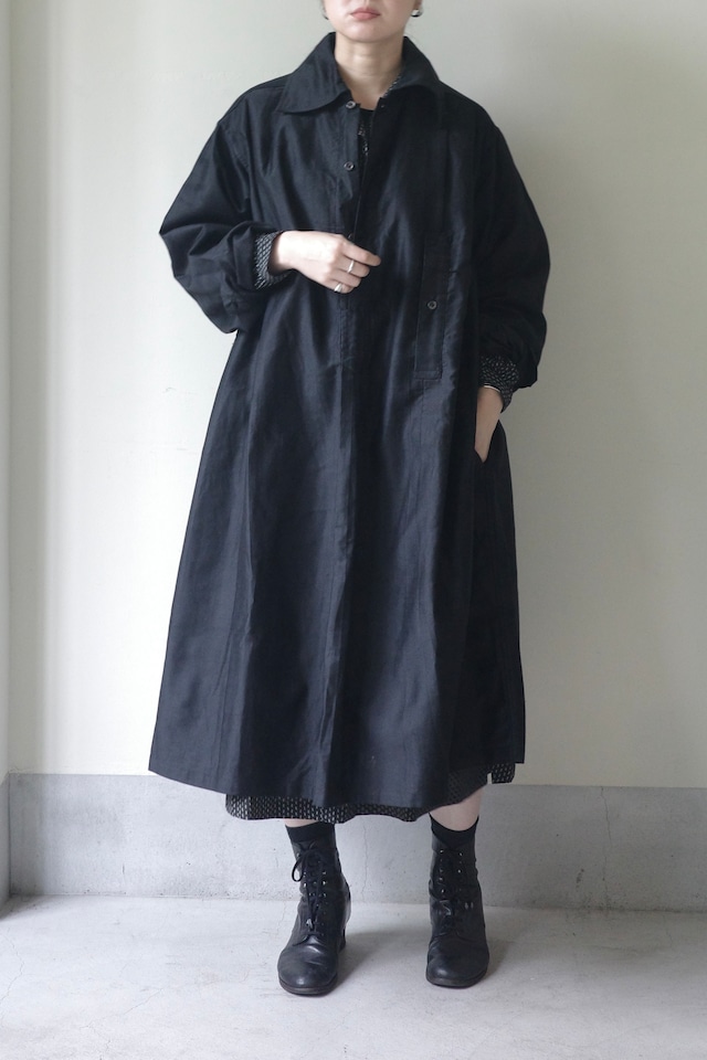 ANTIQUE アンティーク / ENGRAVER SMOCK (BLACK MOLESKIN)