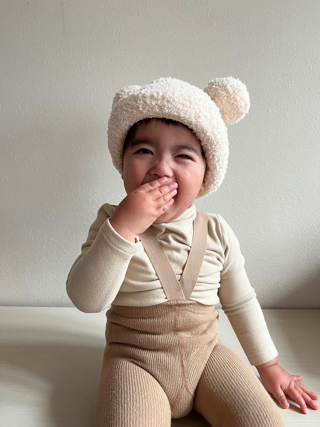 くま耳ニット帽