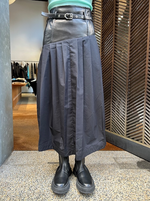 【23AW】3.1 Phillip Lim スリーワンフィリップリム  / Belted Leather Skirt