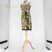 社交ダンス 衣装 ラテン ドレス ワンピース ステージ衣装 パーティドレス レディース金 黒 スパンコール ゴールド系 ブラック系 チョーカー 華やか デザイン 豪華 きらびやか 印象 おしゃれ ショートドレス フォーマル 謝恩会 お誕生日会 クリスマス パーティー 衣装 ブラック ゴールド レース 伸縮性 体型カバー 夏服 プロムドレス セクシー レディースファッション 反射光 ドレッシー 派手 目を引く