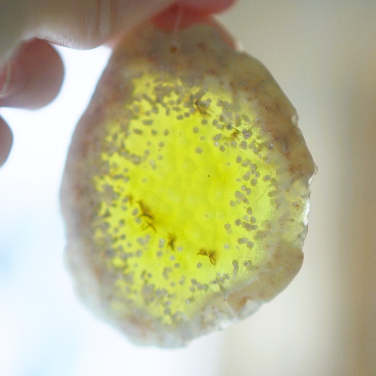 Lemon Sherbet 09 - アゲートヒーリングチャイム / Agate Sun Catcher Wind Chime 1065