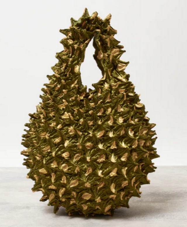 【送料無料】BUNZABURO 文三郎 / プチバッグ ラージドット KHAKI/YELLOW