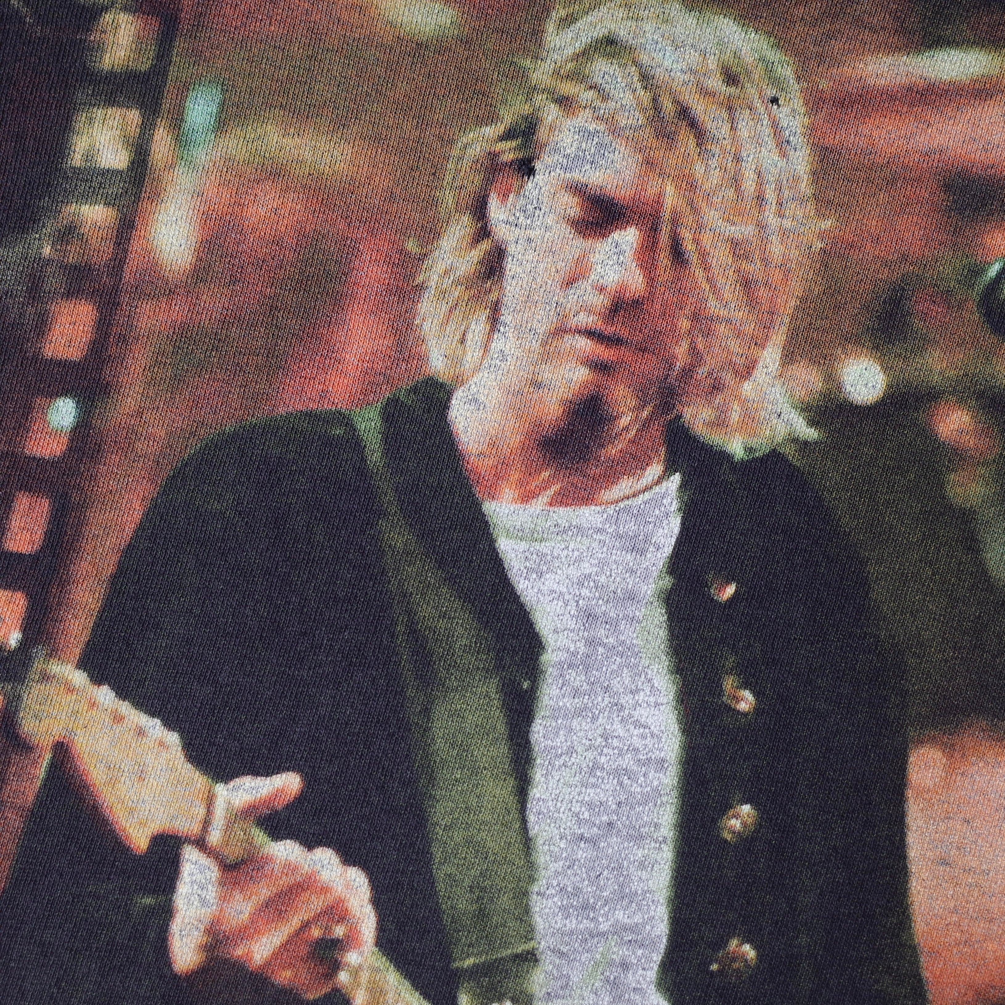VINTAGE】 “KURT COBAIN by NIRVANA” Front Printed Rock T-shirt s/s