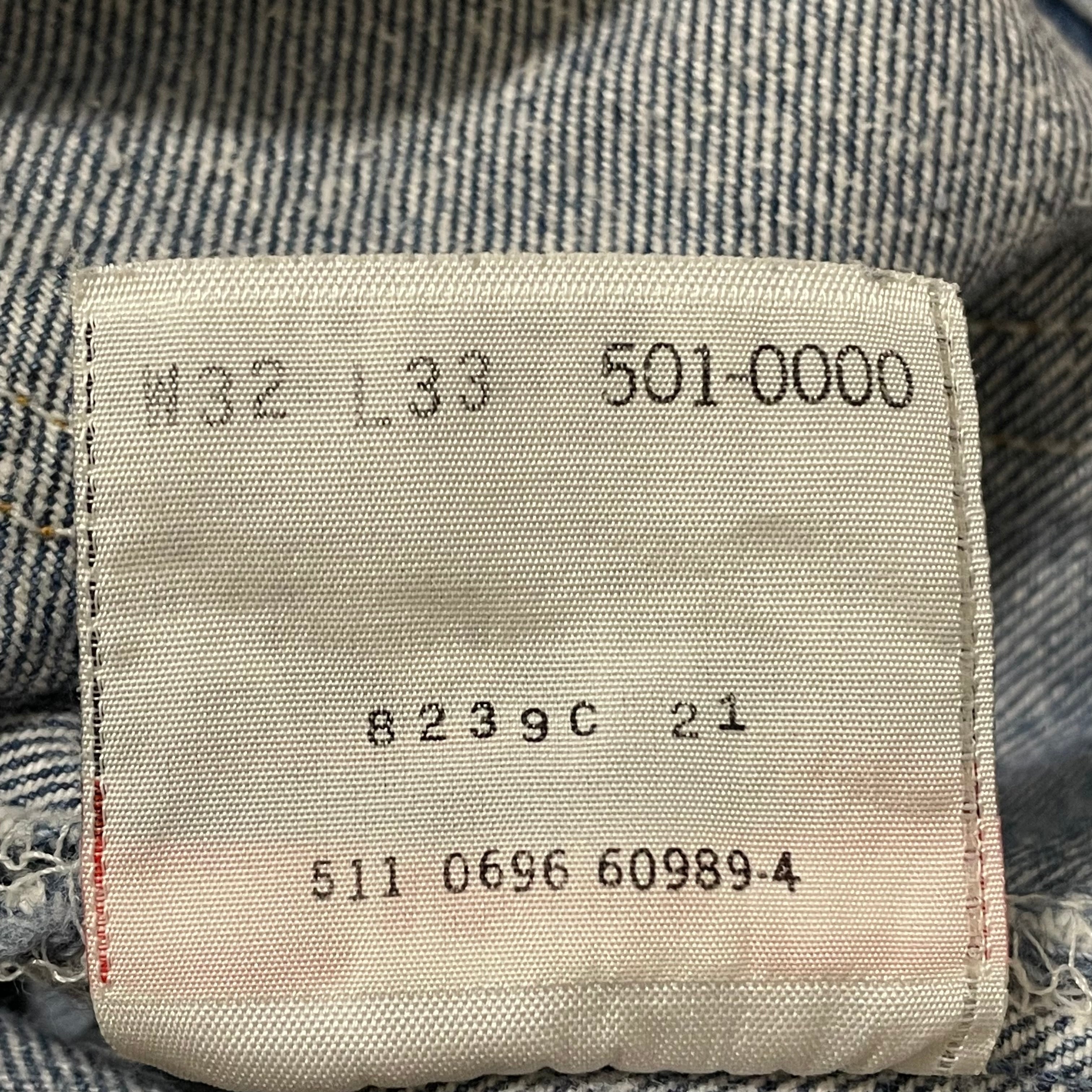 LEVI'S】90s USA製 501 刻印511 W32 L33 リーバイス ボタンフライ US