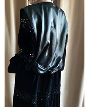 80-90s szebra pattern sequin beads vest-3788-12