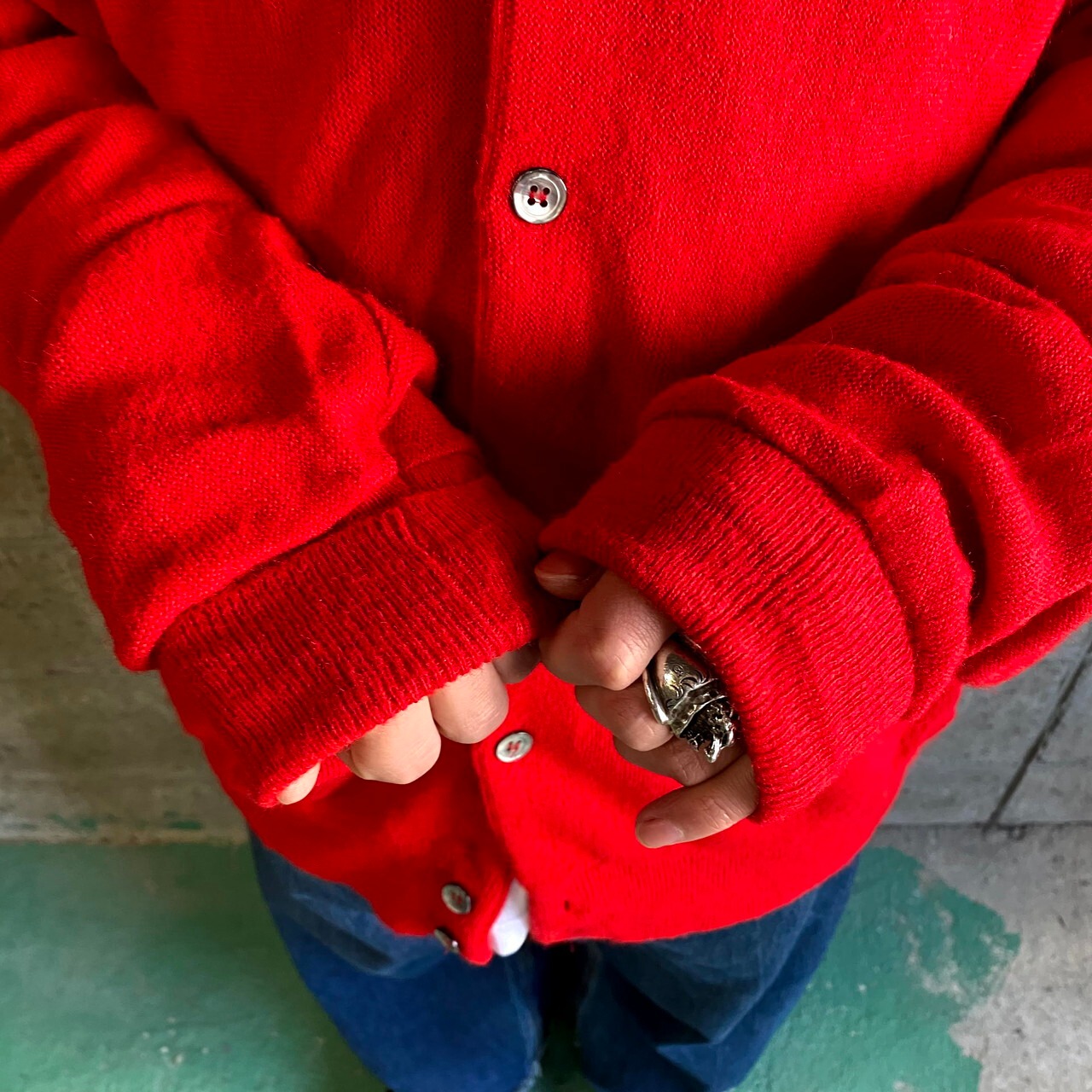 80年代 USA製 ビンテージ IZOD LACOSTE アイゾッド ラコステ アクリル 