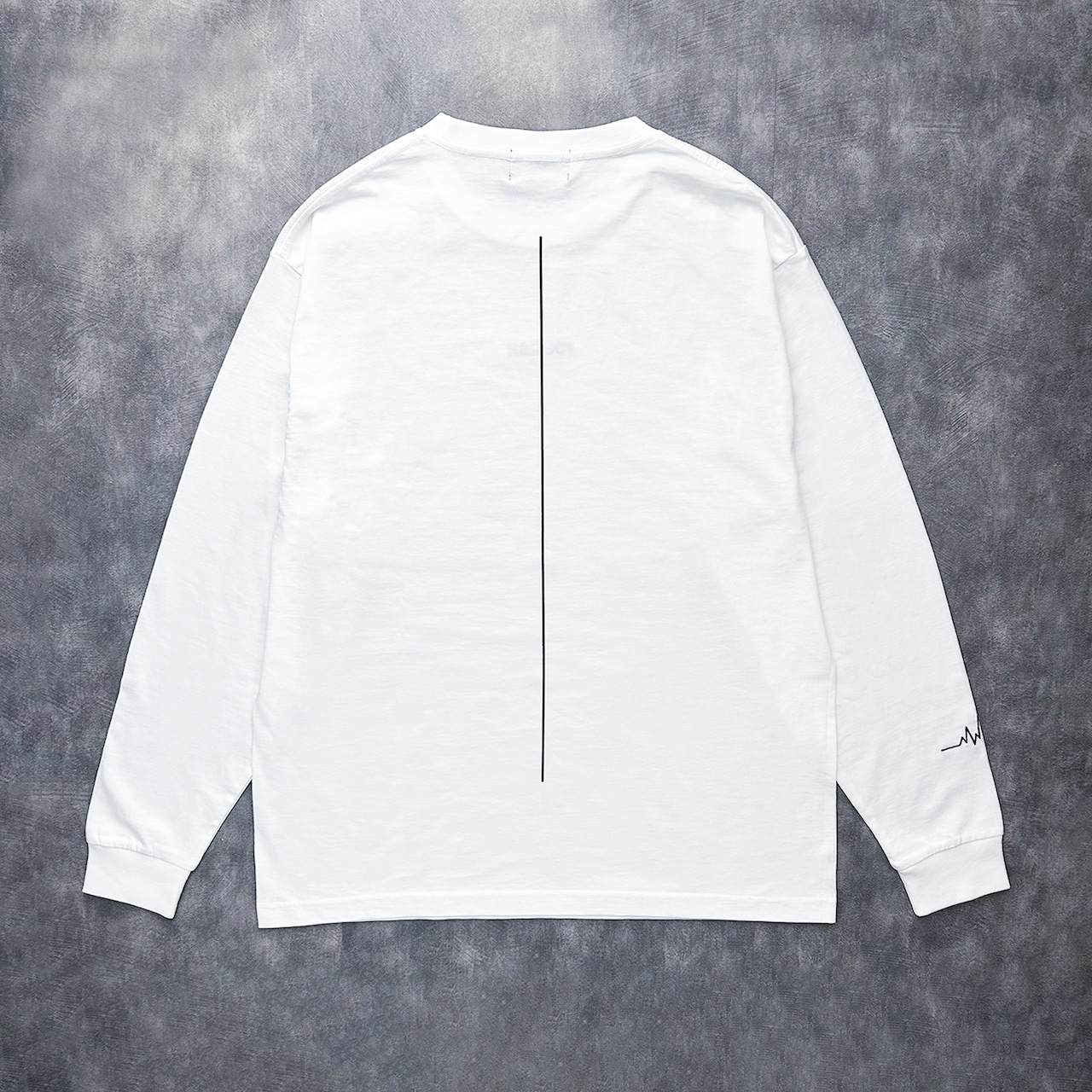 I DESIGN HEARTBEAT ロングスリーブT(White)