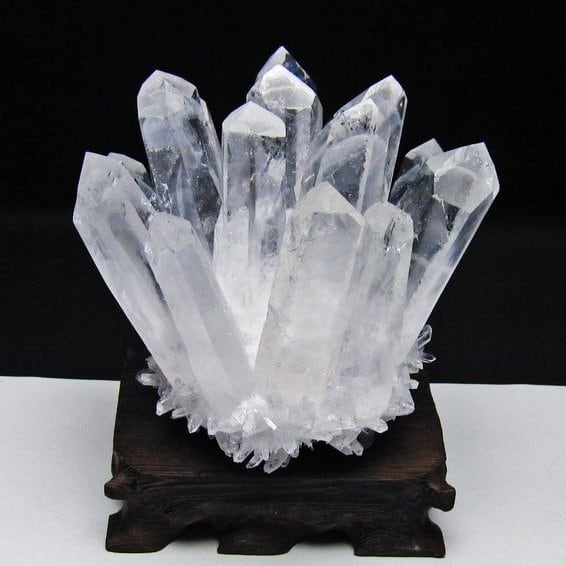 水晶 クラスター 水晶 原石 台座付属 一点物 182-8643