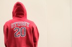 90s STUSSY Sweat Hoodie 紺タグ XL
