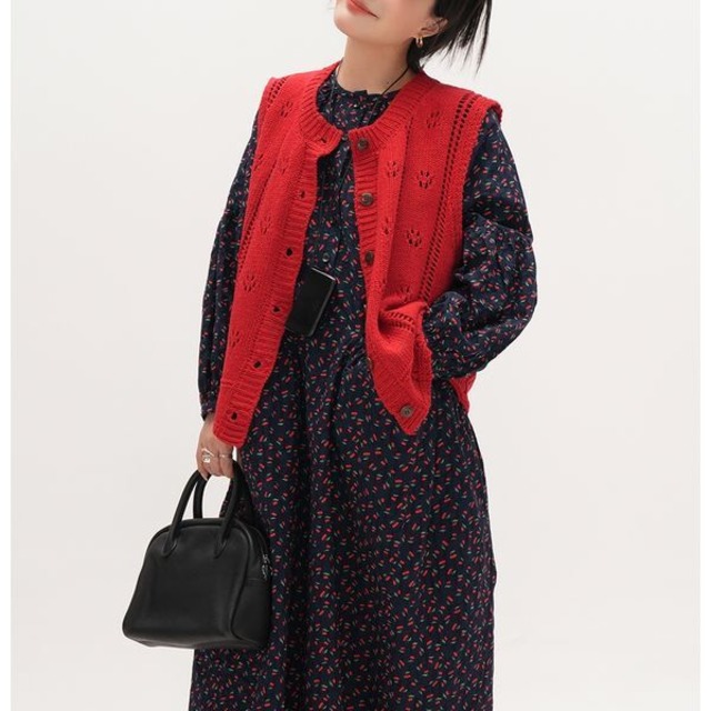 Open Knit Vest 503721