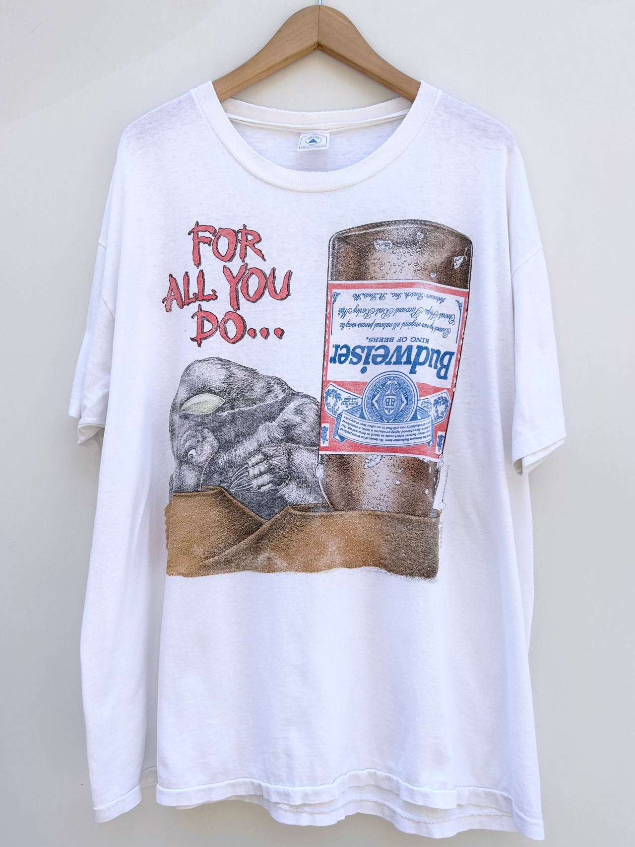 90s Budweiser Tee MADE IN USA Size XL