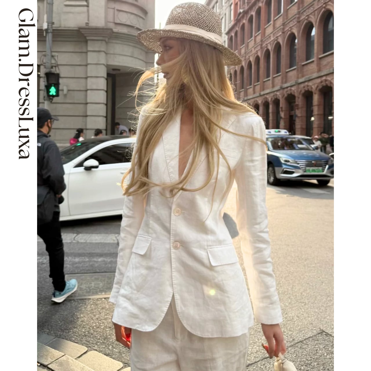 Linen Grace テーラードジャケット_K05