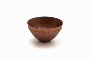 茶椀 天目形 欅  茶摺 ウレタン塗装