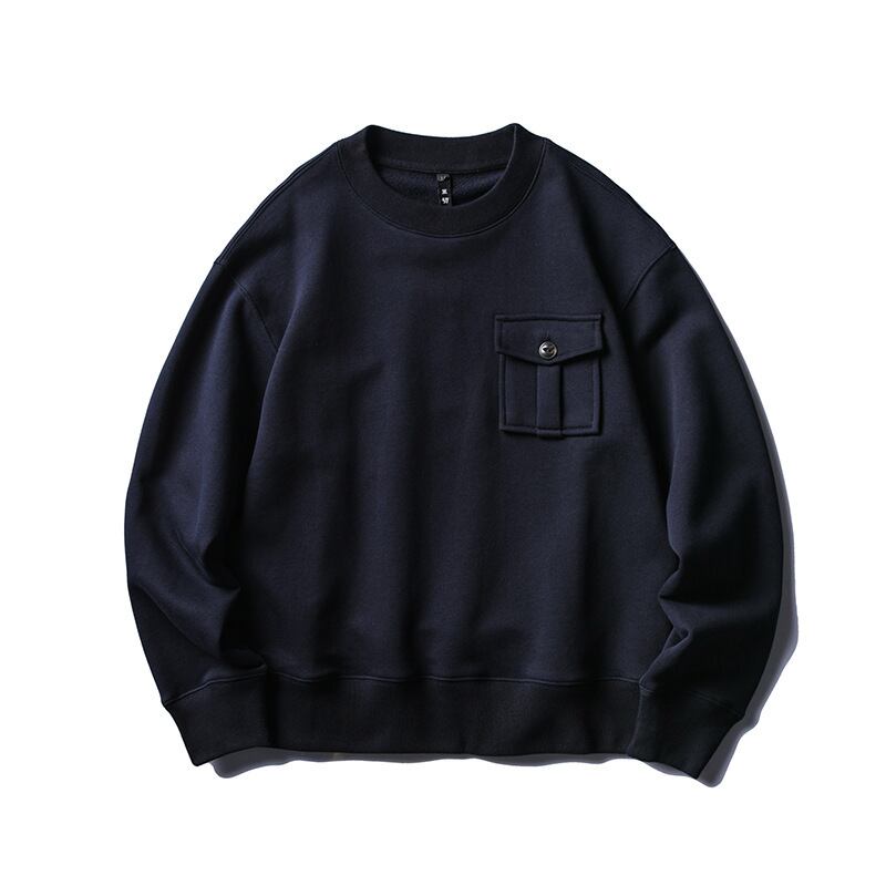 Yidaoヴィンテージ春の新しいプルオーバーラウンドネックセーターメンズトレンディなブランドeseレトロパーソナリティポケットカジュアルジャケット-アリババ スプリング 春物 Oネック ビンテージ hip6-161147041646185