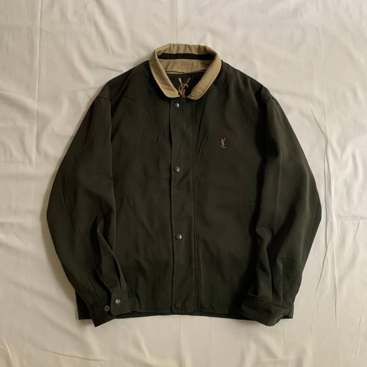 イブサンローラン YSL スイングトップ ブルゾン ジャケット イブサンローラン YSL スイングトップ ブルゾン ジャケット