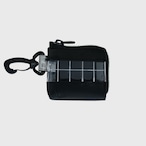 vibram micro case (black×clear) with white glowing zip
