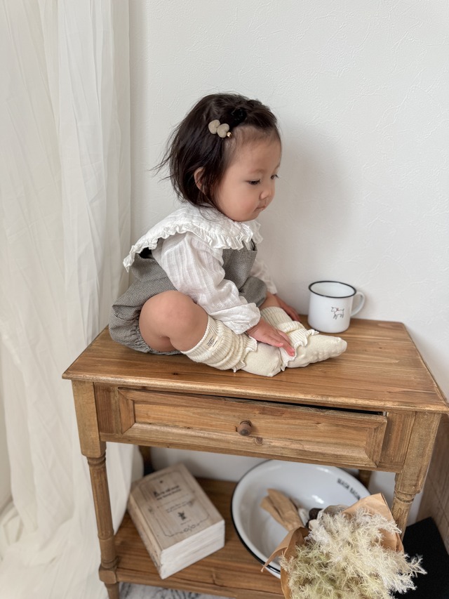 ꒰ 即納 ꒱ black check rompers