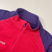 Marmot マーモット ハーフジップ 長袖シャツ カットソー L/ピンク×パープル レディース アウトドア