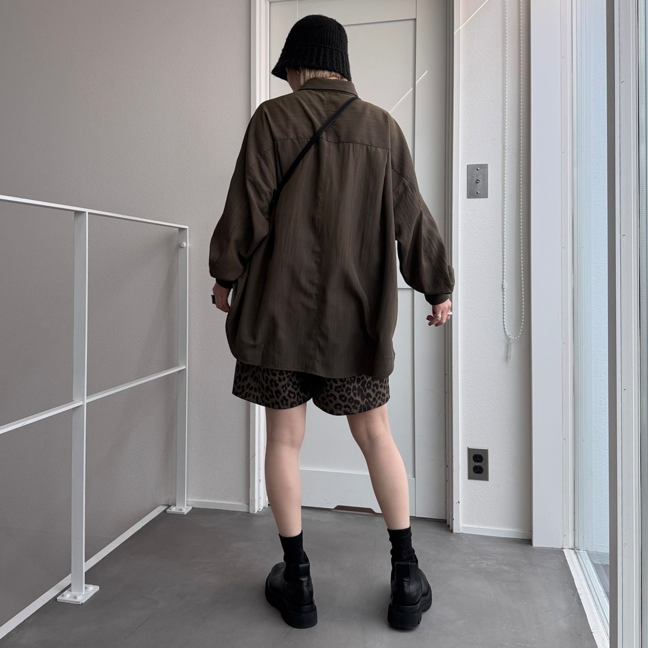 zipデザインオーバーSH/ブラウン