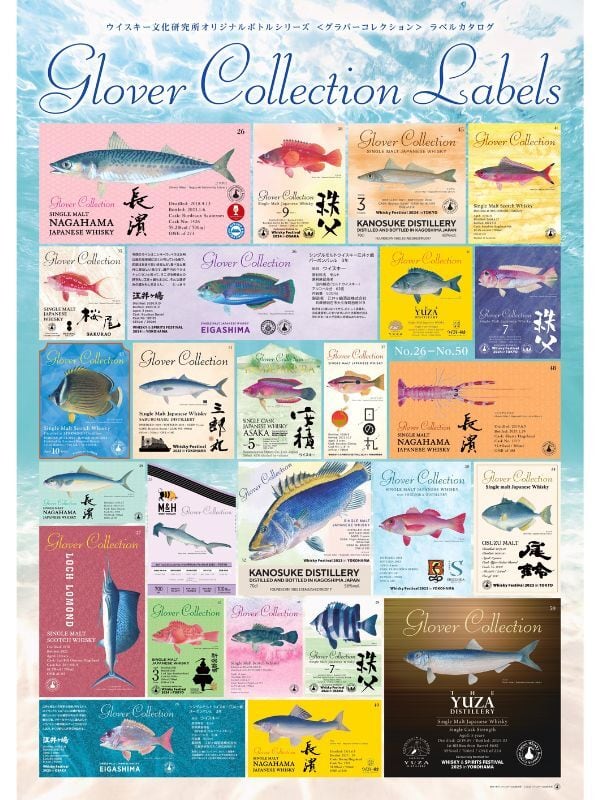 グラバーコレクション ラベルカタログポスター（No.01-25） | JWRC