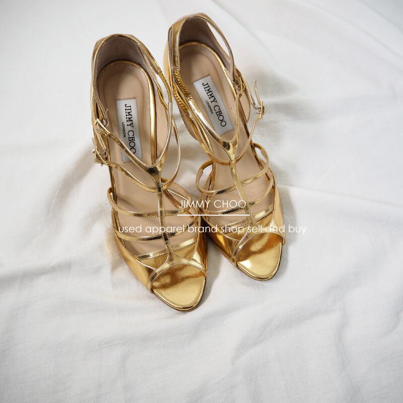 JIMMY CHOO ジミーチュウ ストラップサンダル 37 1/2