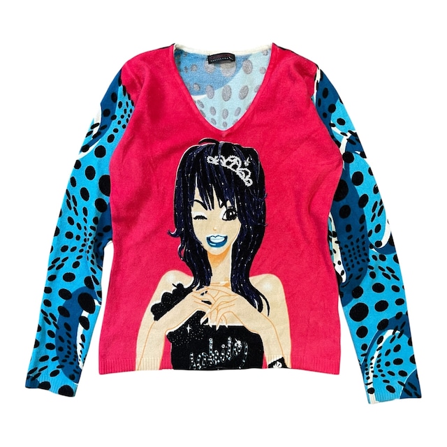 CUSTO BARCELONA ラメ カットソー