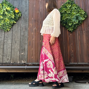 シルク巻きスカート9011