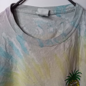 color tone　クルーネック　ダイダイTシャツ半袖　オーバーサイズ　2XL