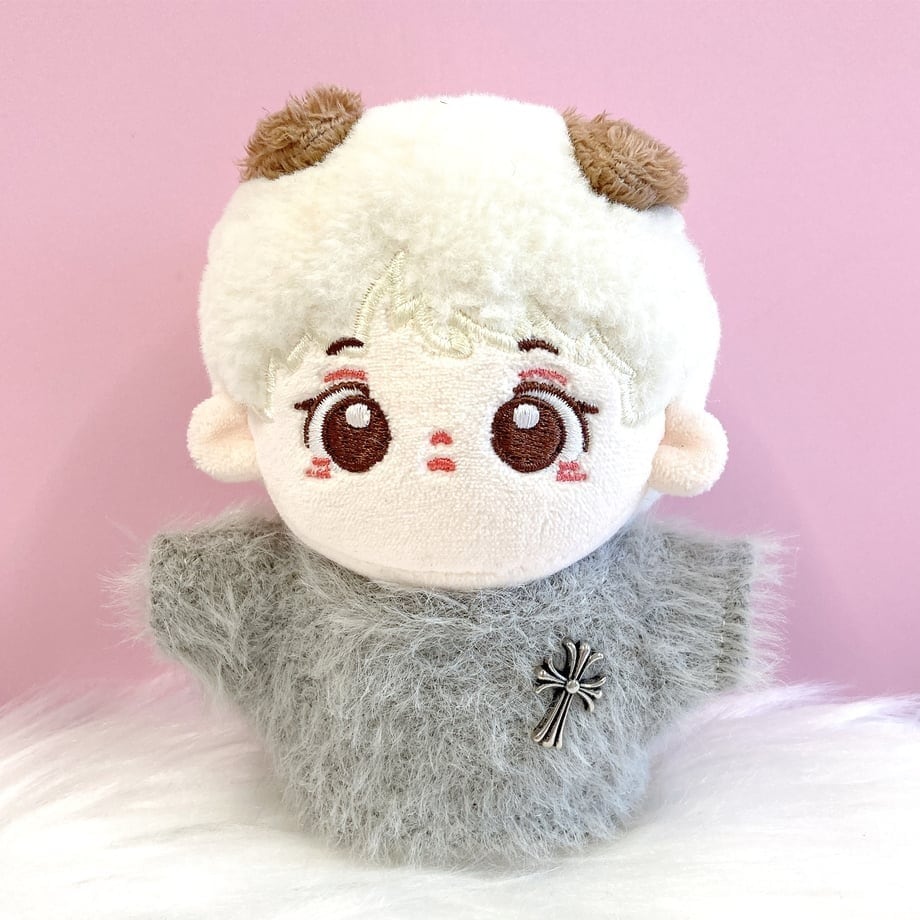 ぬいぐるみ用 十字架付きファーニット【10〜15cm用】TGMC-1254