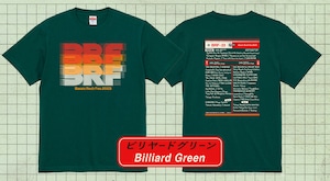 【残部少】BRF'23記念Tシャツ（ビリヤードグリーン）