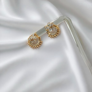 AURORA 18Kコーティングキャッチピアス