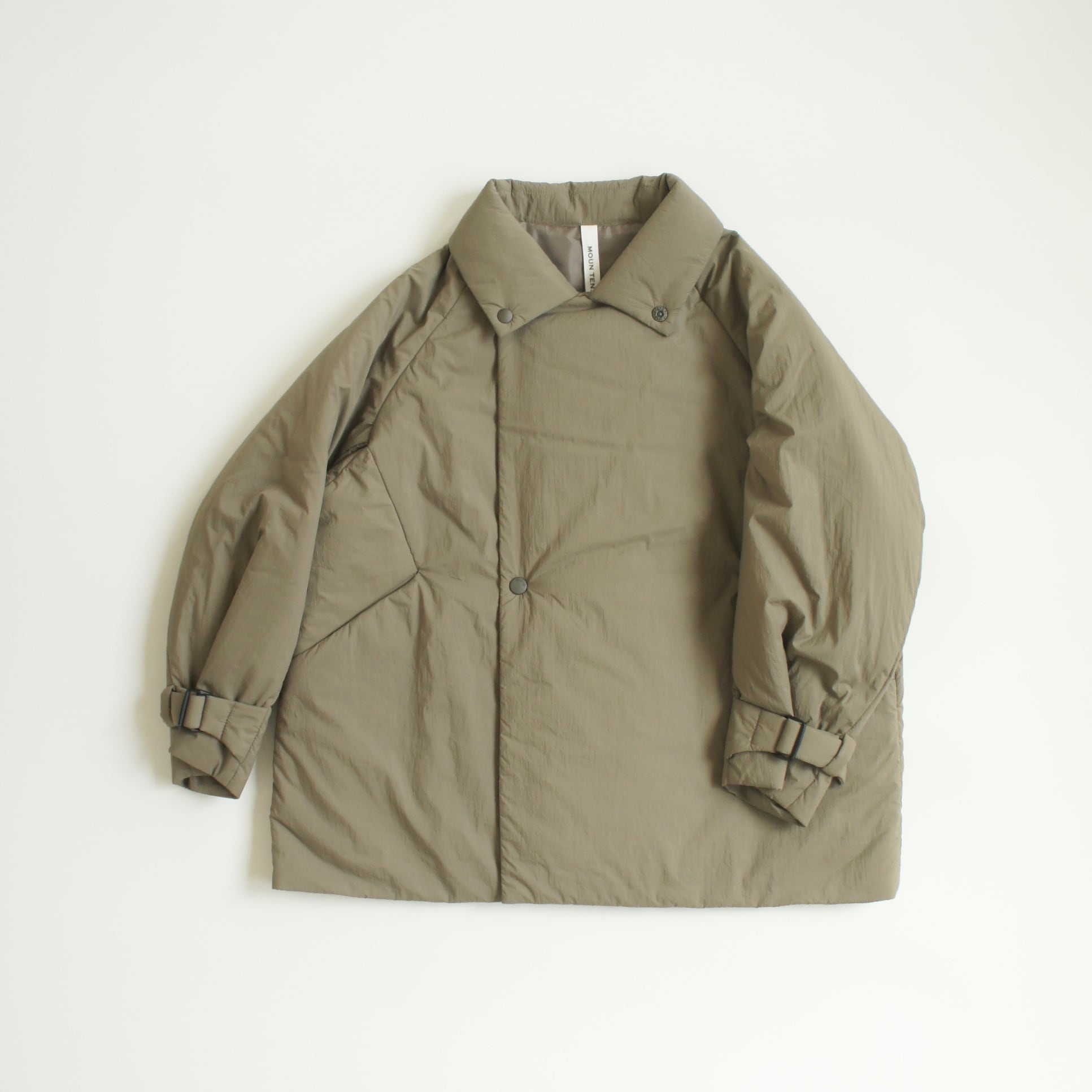 【 大人 】〈 MOUN TEN. 25AW 〉air half coat "コート" / mocha / 0(150-160)