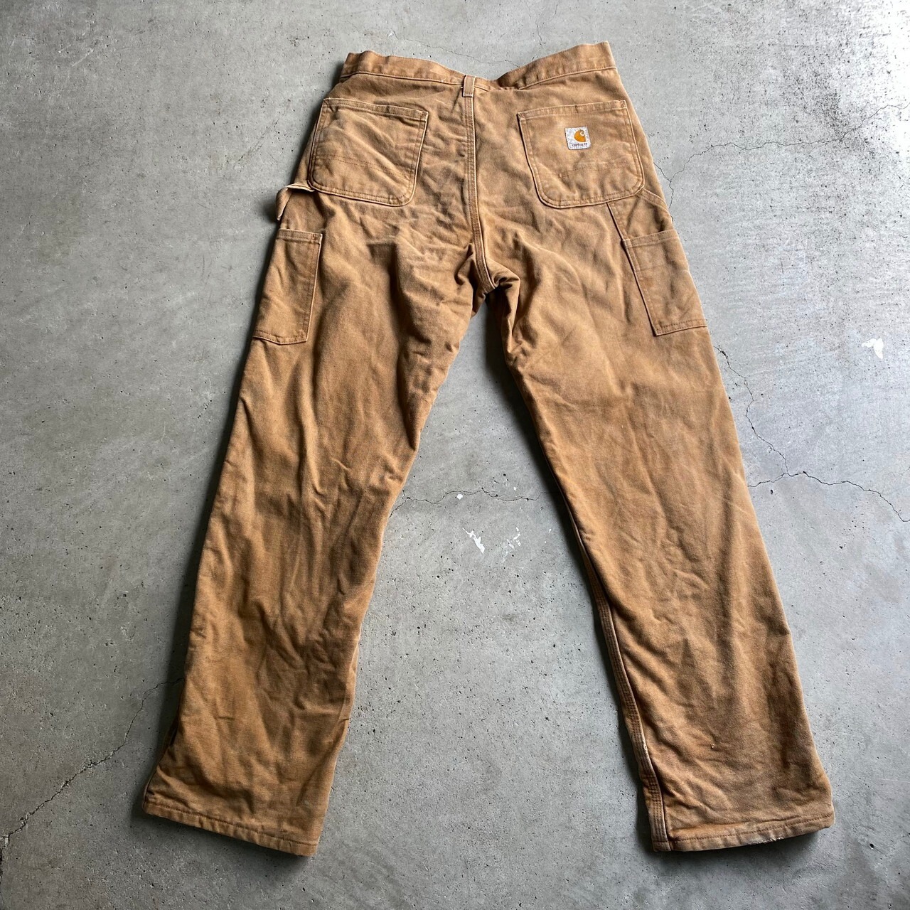 メキシコ製 Carhartt カーハート ダック地 ダブルニー ワークパンツ 
