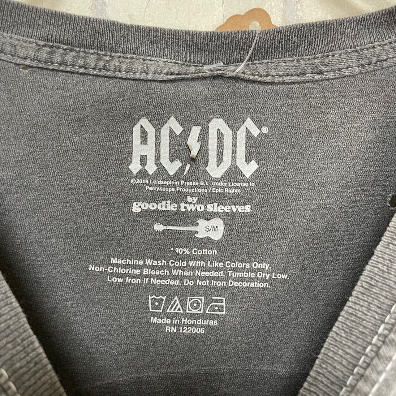 両面プリント】AC DC 半袖Tシャツ XL ダメージ加工 | 古着屋OLDGREEN