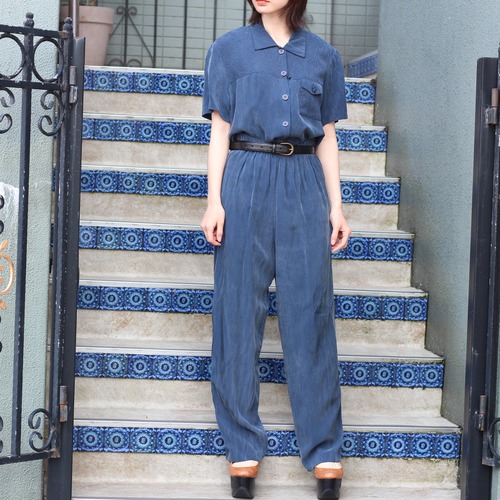 USA VINTAGE HALF SLEEVE SHIRT PANTS SET UP MADE IN USA/アメリカ古着半袖シャツパンツセットアップ