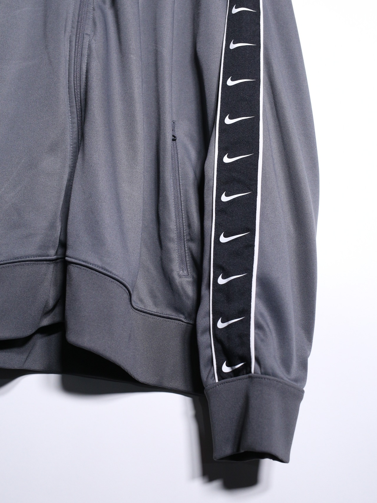 ”NIKE” taping design oversize zipup hoodie - 11