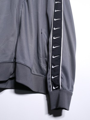 ”NIKE” taping design oversize zipup hoodie