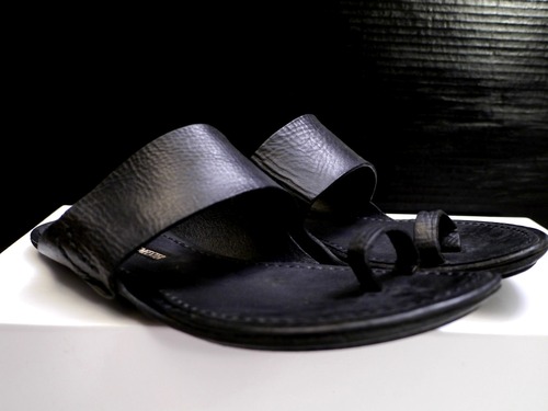 レア◆ANN DEMEULEMEESTER アンドゥムルメステール メンズ デザイン レザー サンダル 40 黒◆ モード感の溢れる希少なメンズ向けサンダル♪
