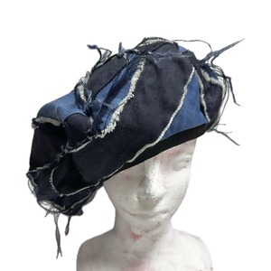 UNFINISHED 岡山デニムクラストベレー帽24008